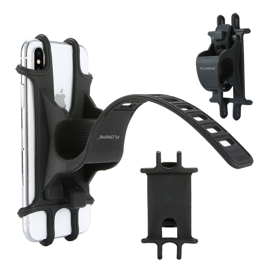 Bicycle Phone Holder Silicone Buckle Type 4-7 Inch Mobile Phone Holder Shockproof Bag