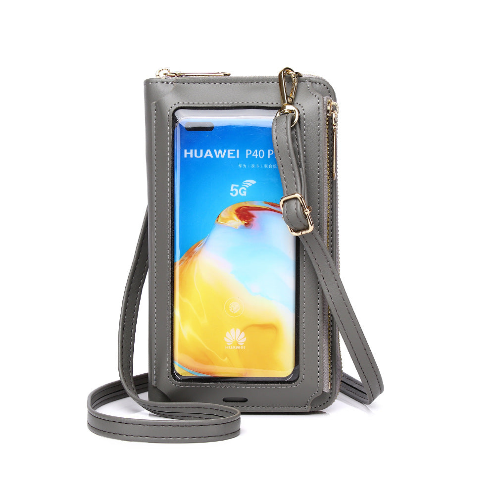 Multifunctional Touch Screen Mobile Phone Bag Women's Messenger Bag New Mobile Phone Bag Fashion Small Bag