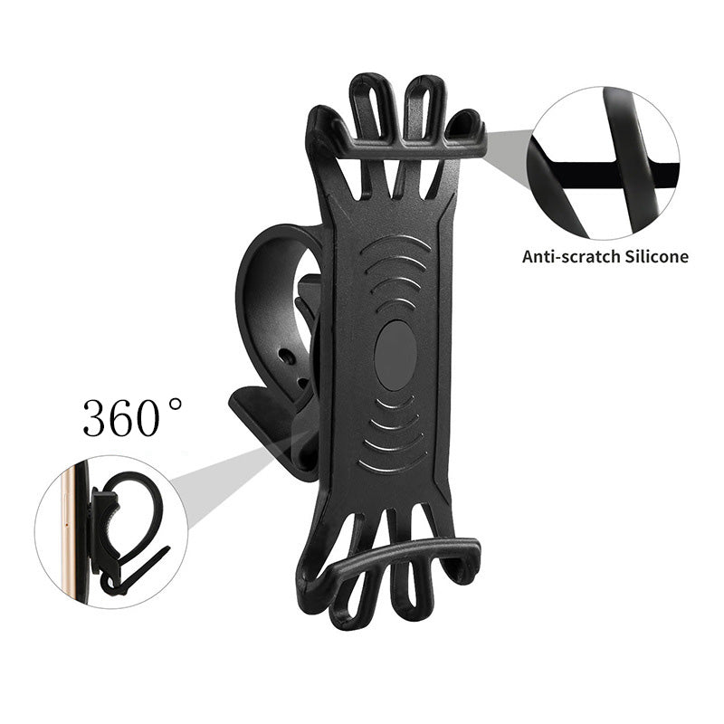 Driving Silicone Phone Holder Ultra Light 360 Degree Rotating Mountain Bike Phone Holder