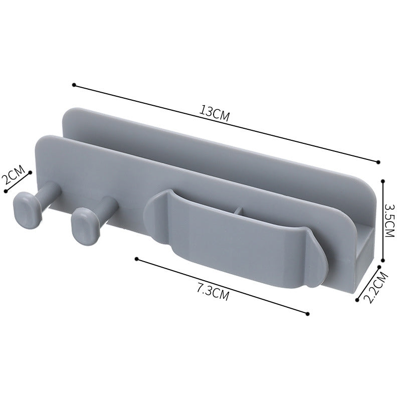 Wall Mobile Phone Charging Plug Holder Sticky Hook Wire Organizer Wire Storage Holder Clip-Free Punch-Free Wire Fixer