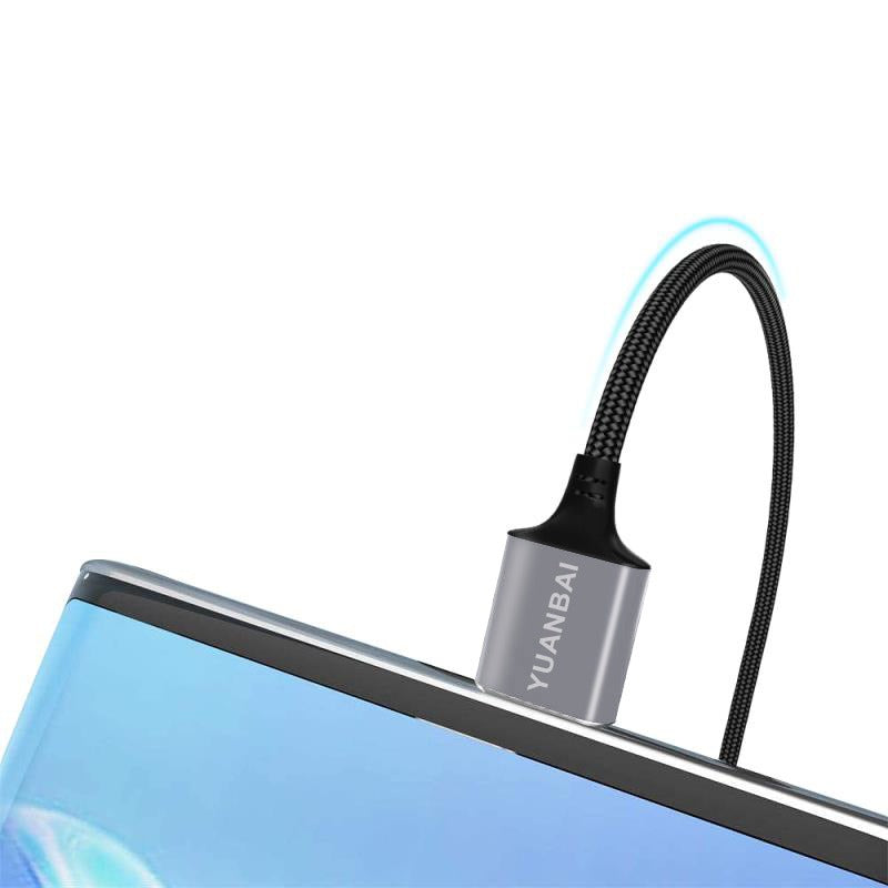 5A Data Cable USB Single Head Type-C Braided Fast Charging Suitable for Xiaomi Apple 15 Phone Data Cable