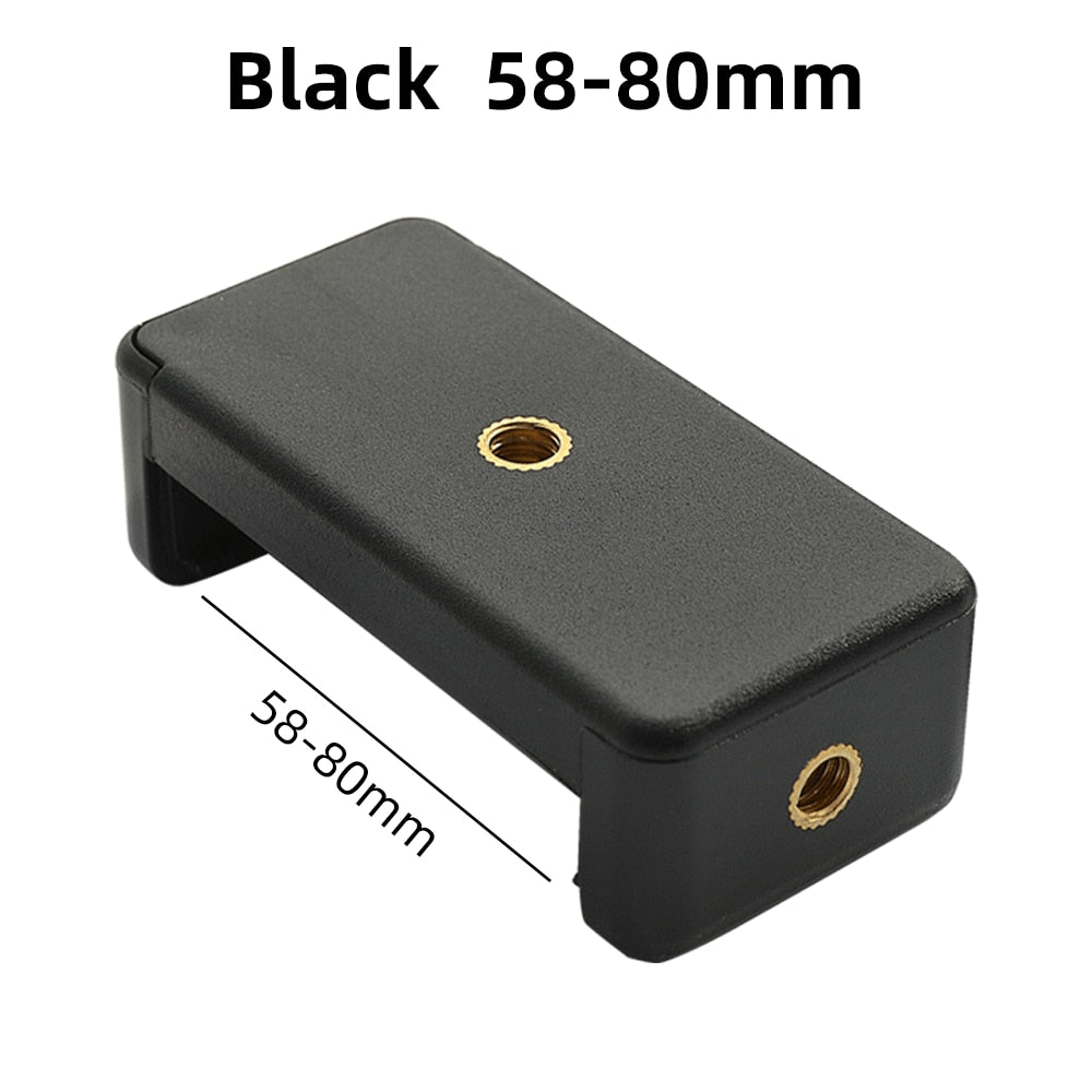 Phone Clip Tripod Mount Adapter For Phone Universal Bracket Holder Anti-Skid Phone Clip For Selfie Holder Tripod Monopod Stand