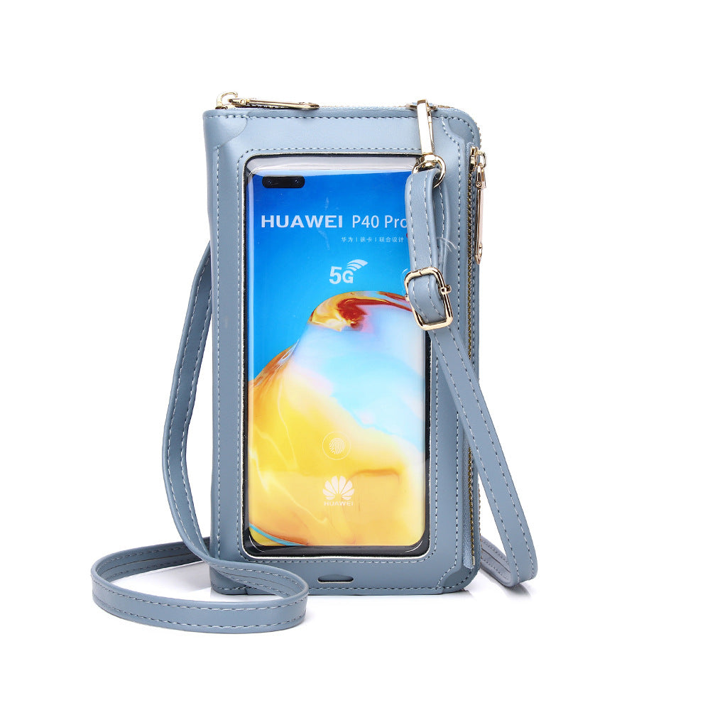 Multifunctional Touch Screen Mobile Phone Bag Women's Messenger Bag New Mobile Phone Bag Fashion Small Bag