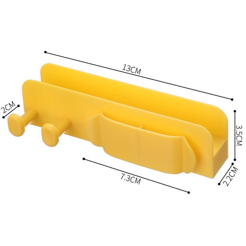 Wall Mobile Phone Charging Plug Holder Sticky Hook Wire Organizer Wire Storage Holder Clip-Free Punch-Free Wire Fixer