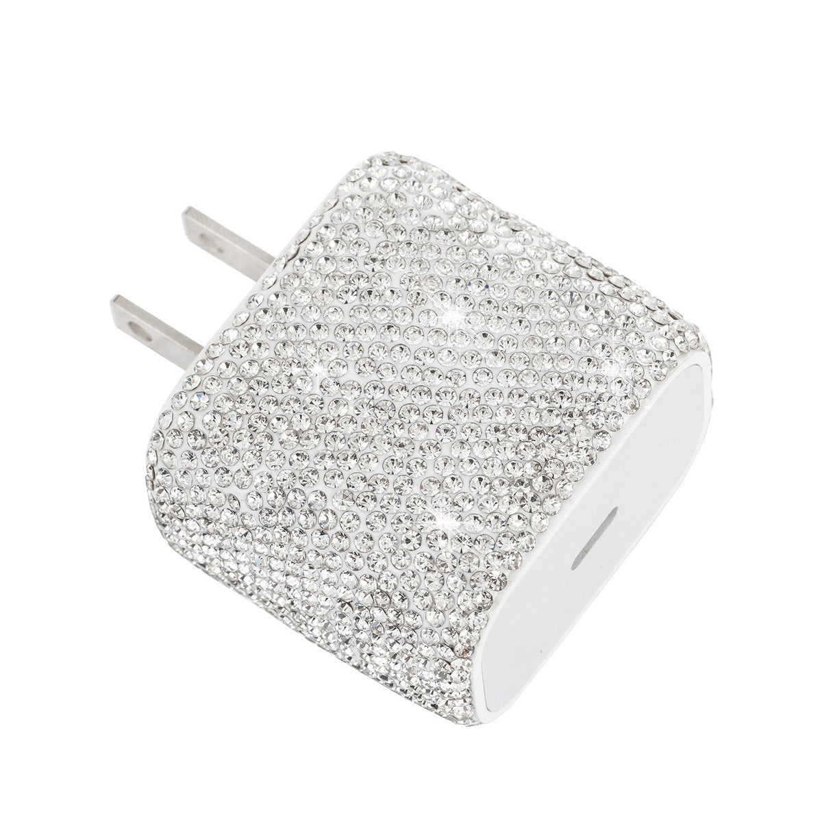 Diamond studded phone charger US standard PD20W phone charger suitable for Apple phone fast charging head