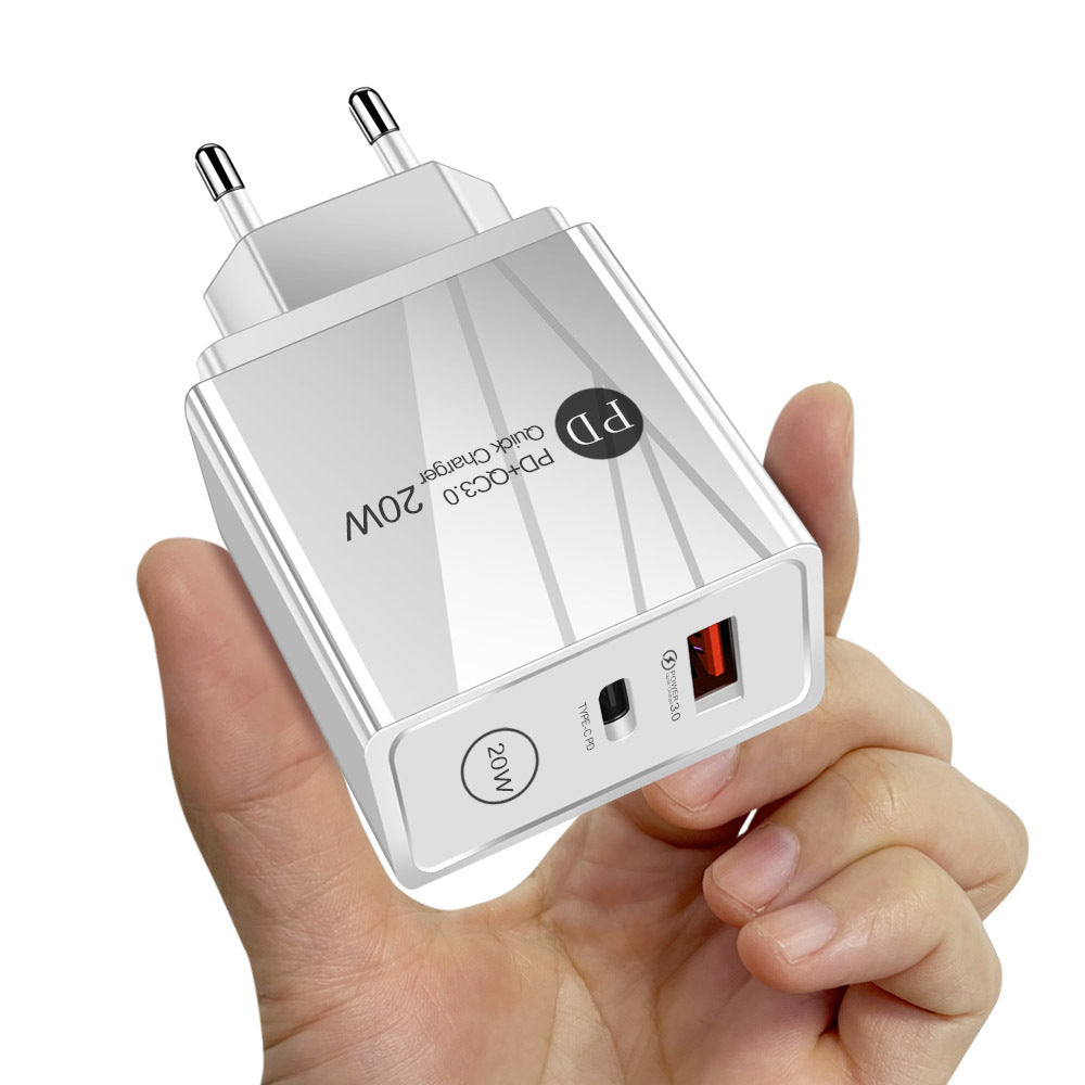 20W fast charging PD QC3.0 mobile phone charger charging head